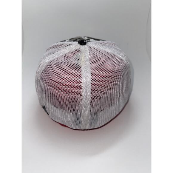 USA Flag Thin Red Line Patch Digital Camo Flexfit Hat - Picture 3 of 6